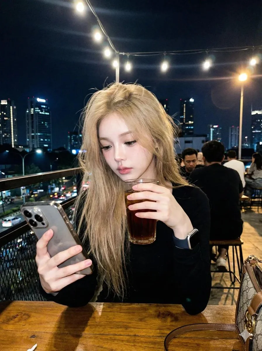 Unfiltered Moments: A Rooftop Night in Jakarta