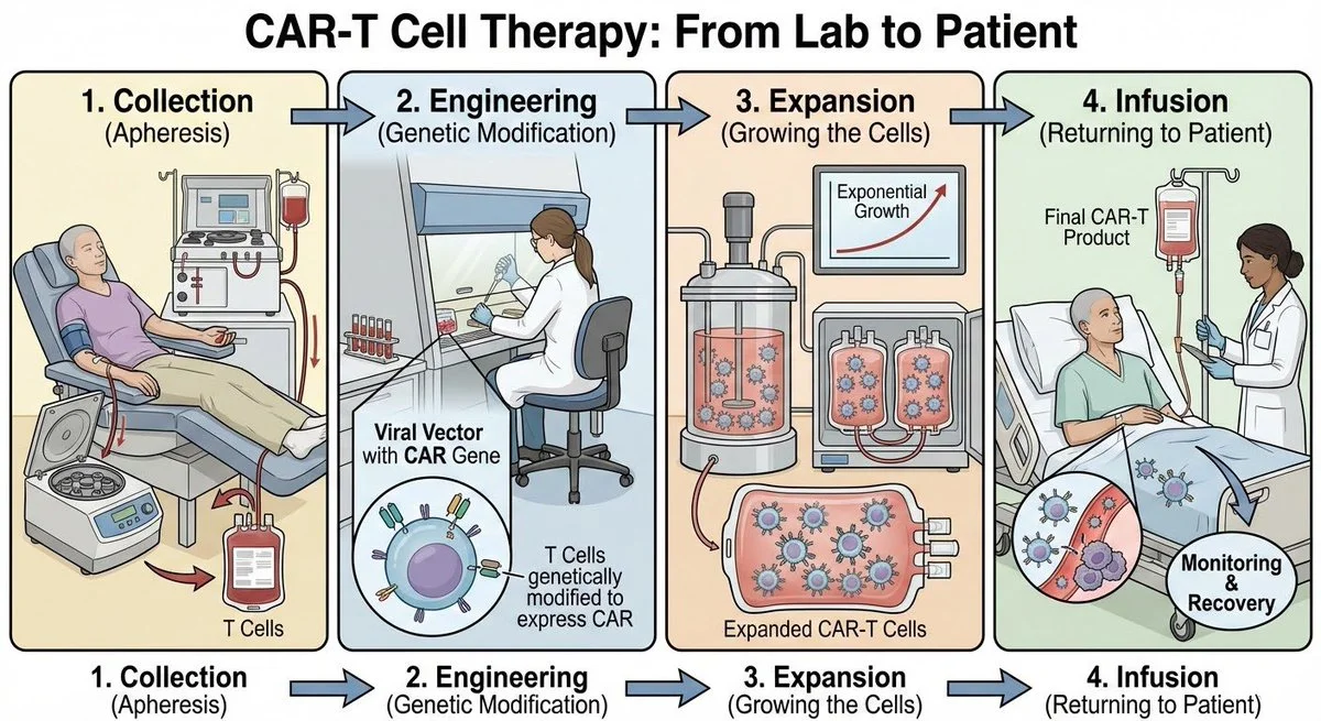 Unlocking Healing: The Journey of CAR-T Cell Therapy