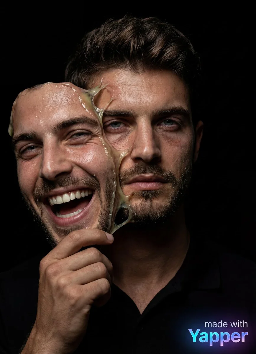 Unmasking Exhaustion: A High-Fashion Portrait in Rembrandt Light