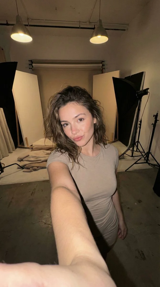 Unplugged Charm: An Off-Duty Moment