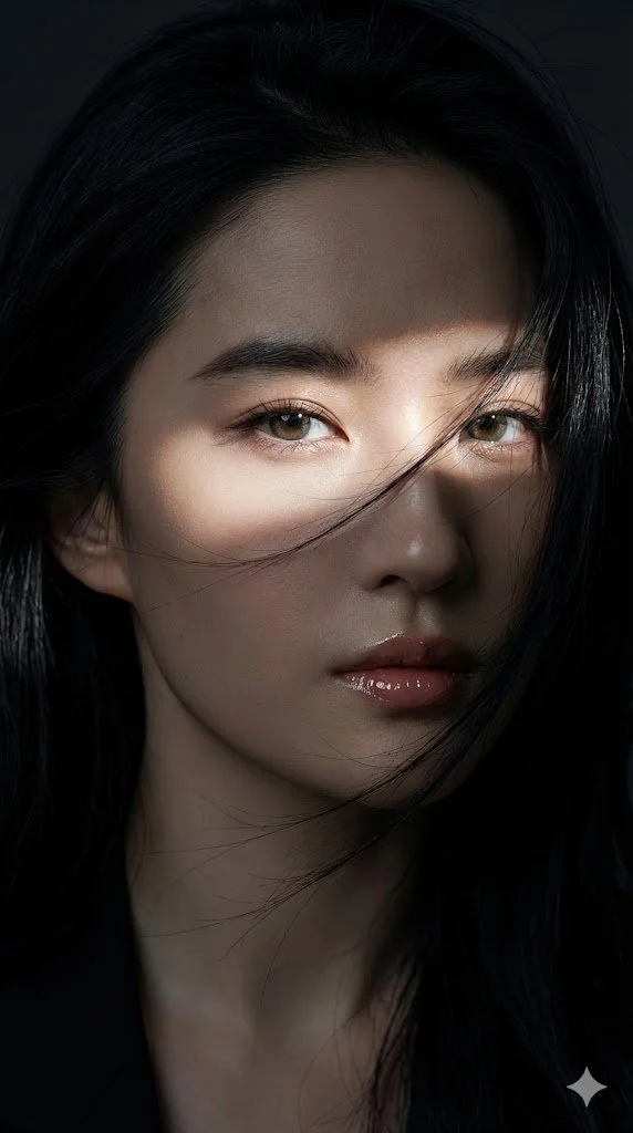 Unveiling Depth: A Portrait of Melancholic Beauty