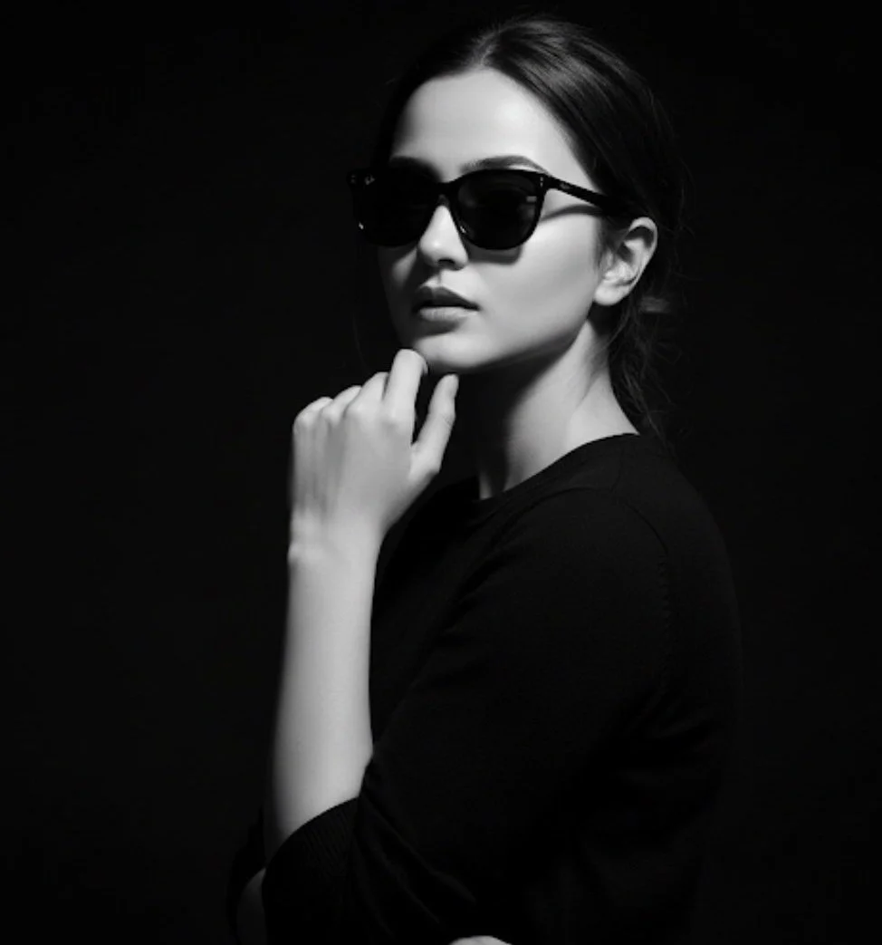 Unveiling Strength in Monochrome Elegance