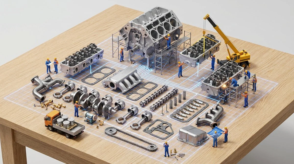 Unveiling the V8: A Mechanical Wonderland