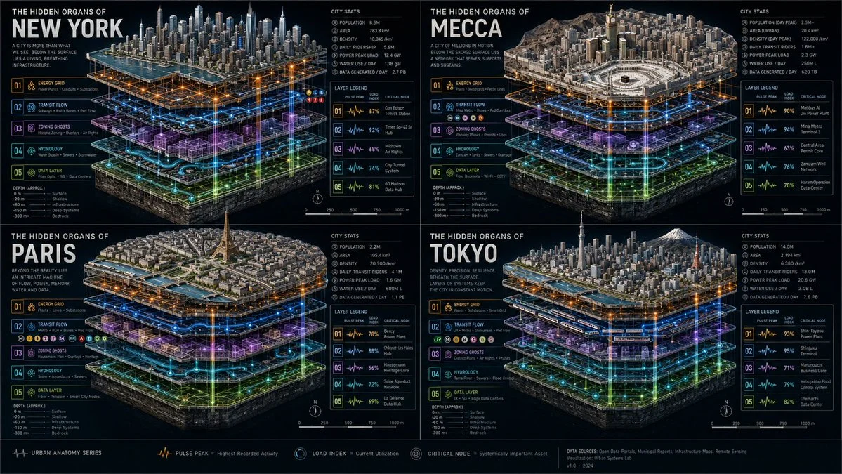 Unveiling Urban Life: A CT Scan of City Dynamics