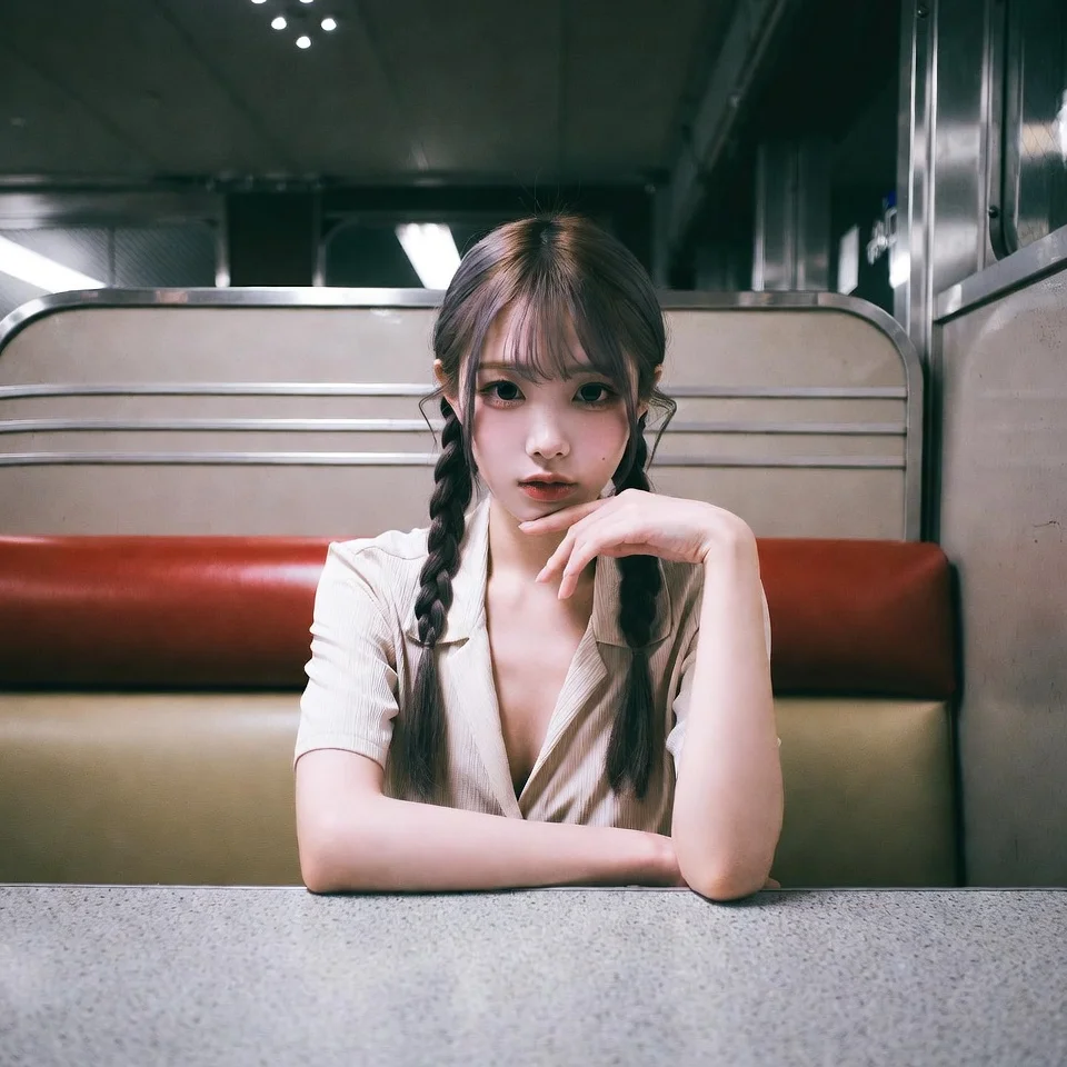 Urban Chic in a Retro Diner Setting