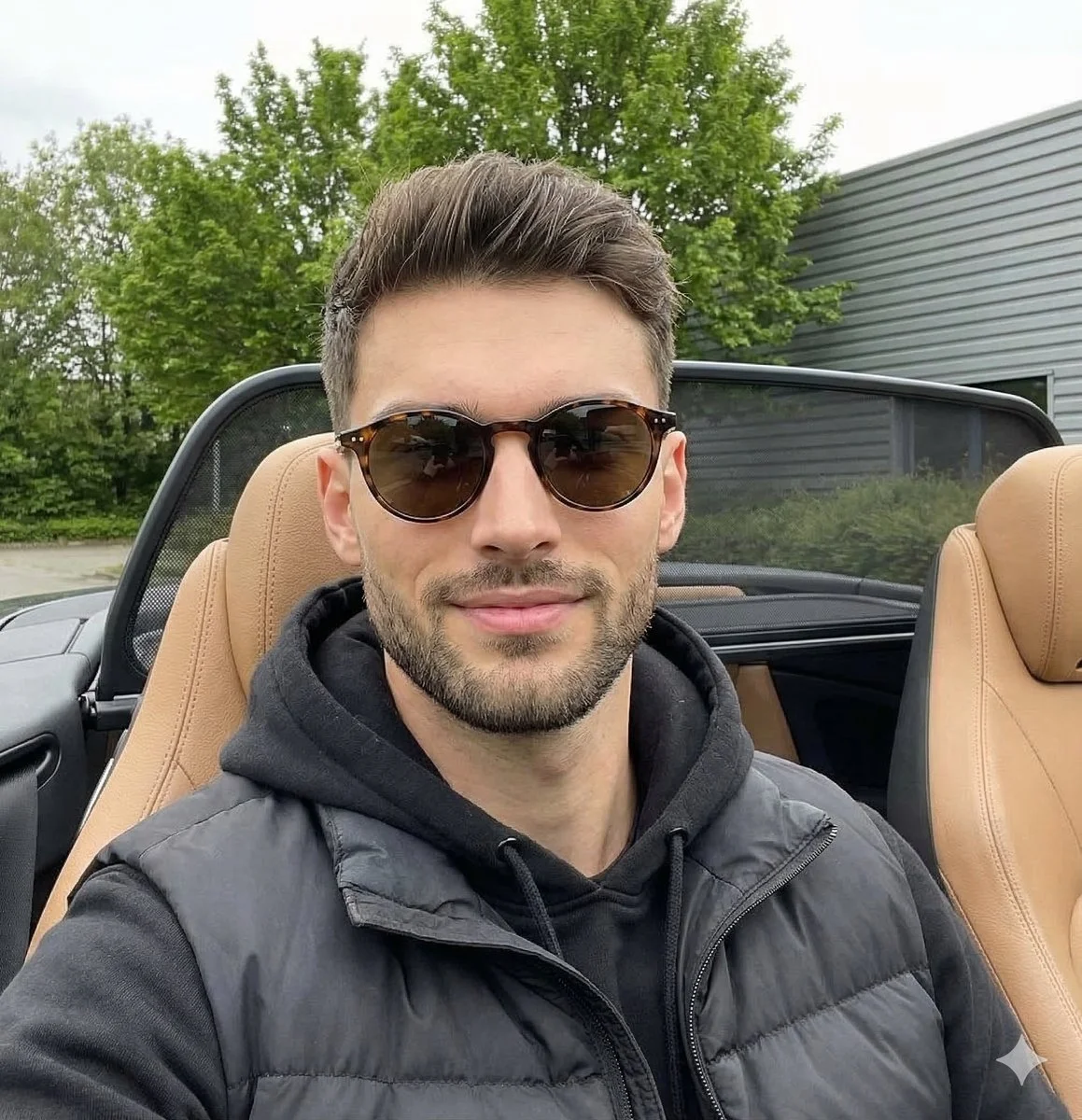 Urban Confidence: Portrait of a Young Man in Natural Light