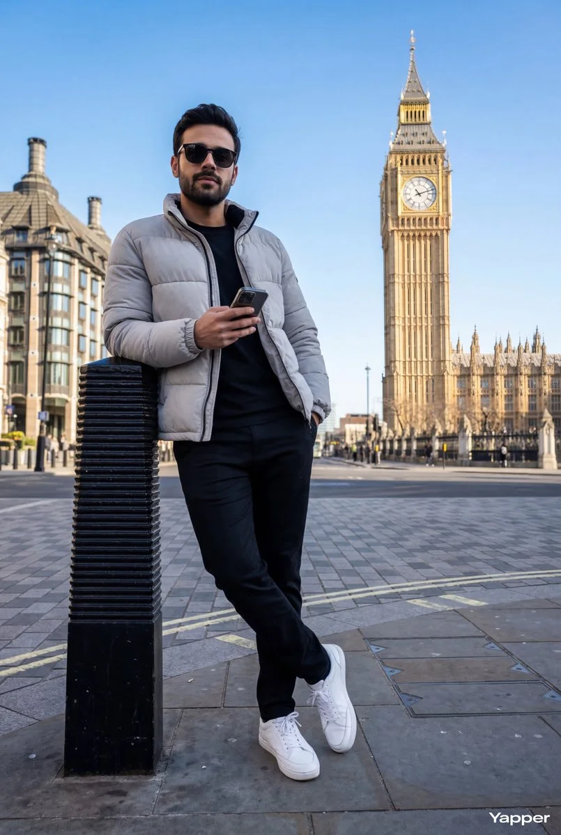 Urban Cool: Big Ben Meets Street Style in Hyper-Realistic 8K