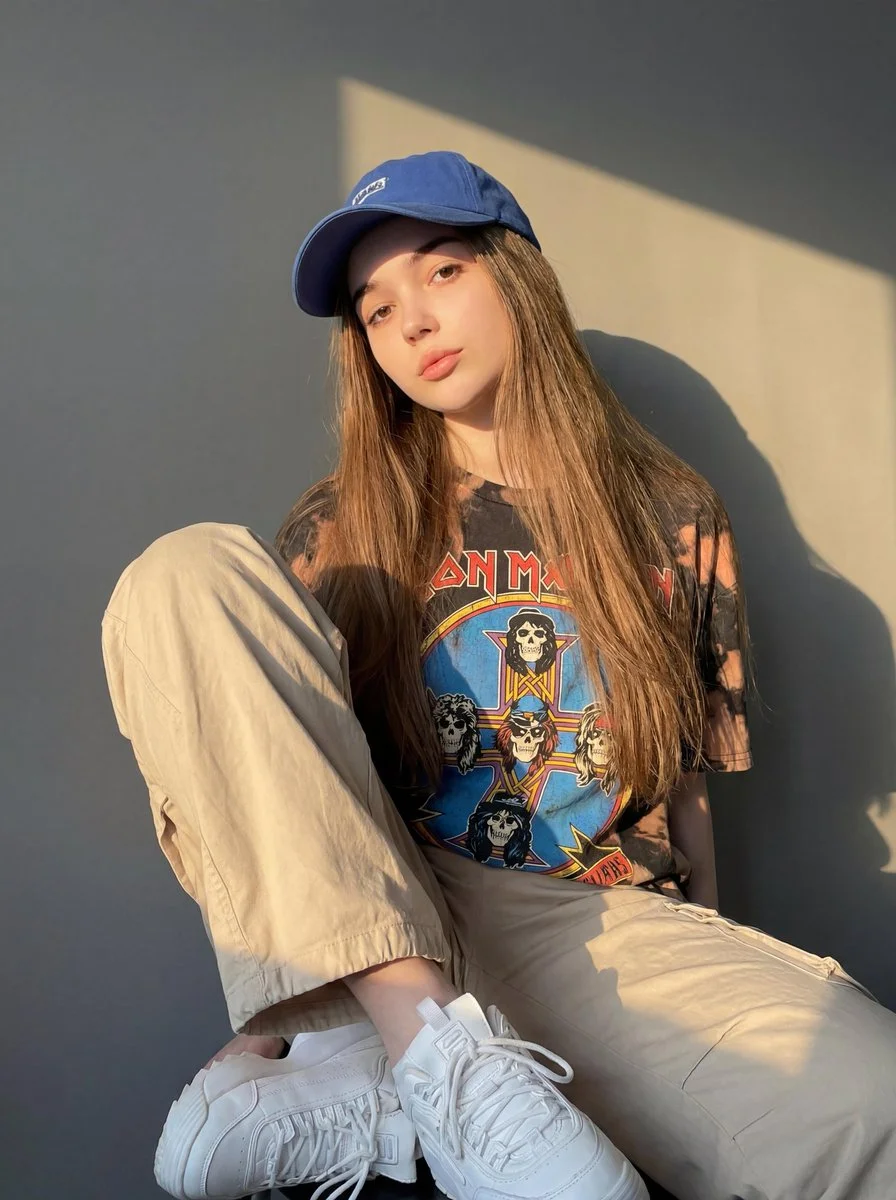 Urban Cool: Casual Streetwear with Bold Graphic Style