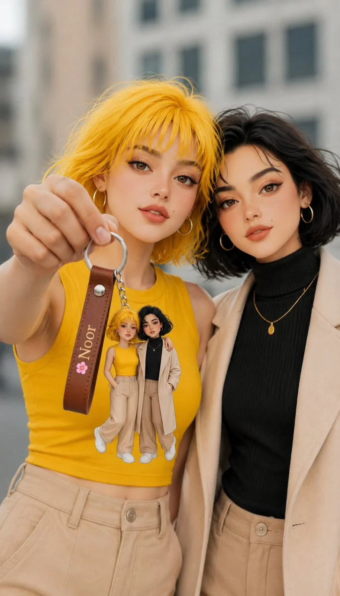 Urban Duet: Fashion Meets Friendship