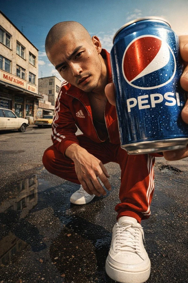 Urban Edge: A 90s Portrait of Style and Grit