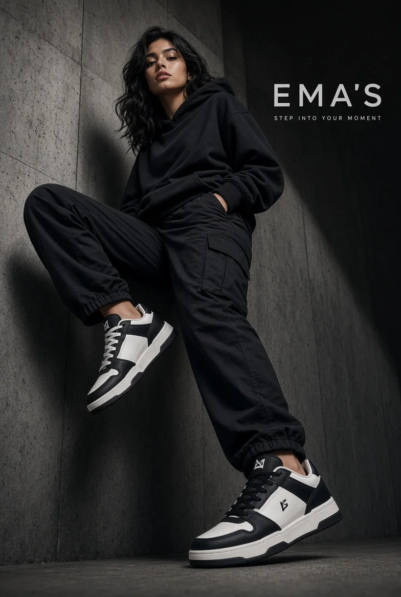 Urban Edge Captured in Dramatic Light with Bold Streetwear Style