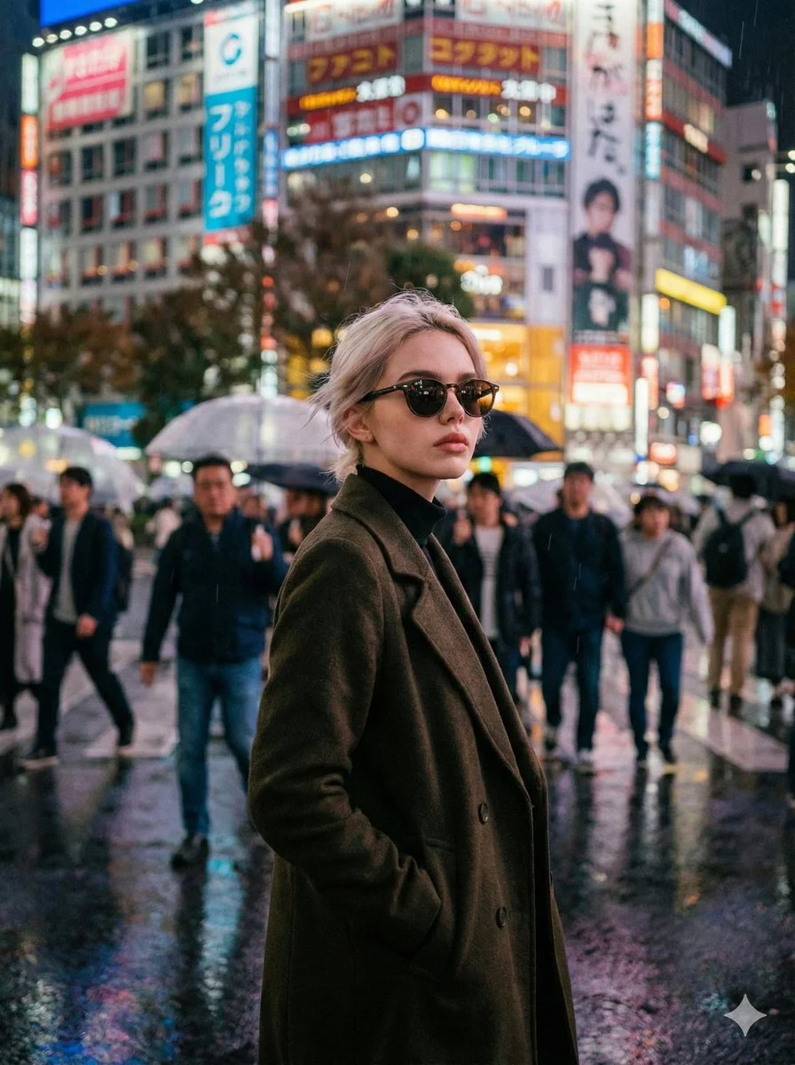 Urban Elegance: A Night in Shibuya