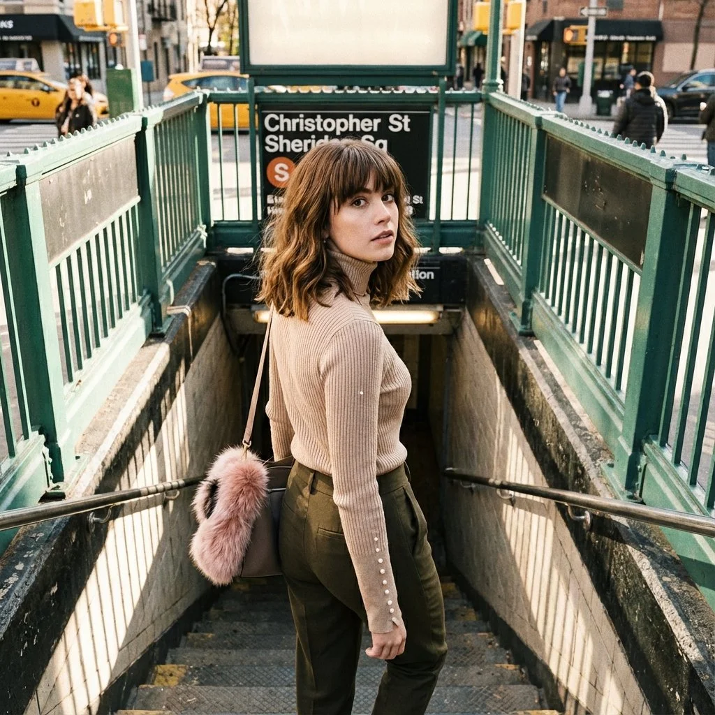 Urban Elegance: A Subway Snapshot