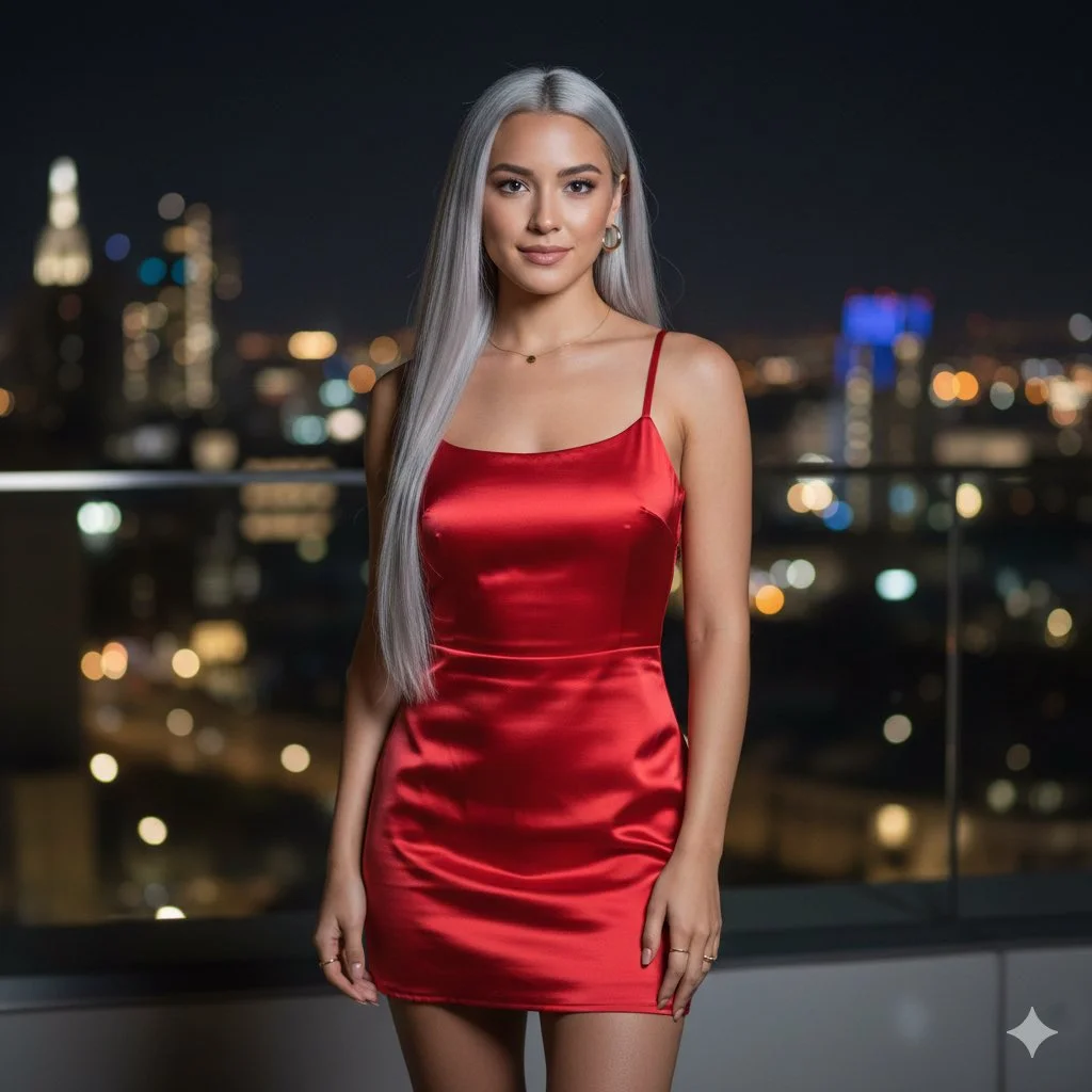 Urban Elegance in Red