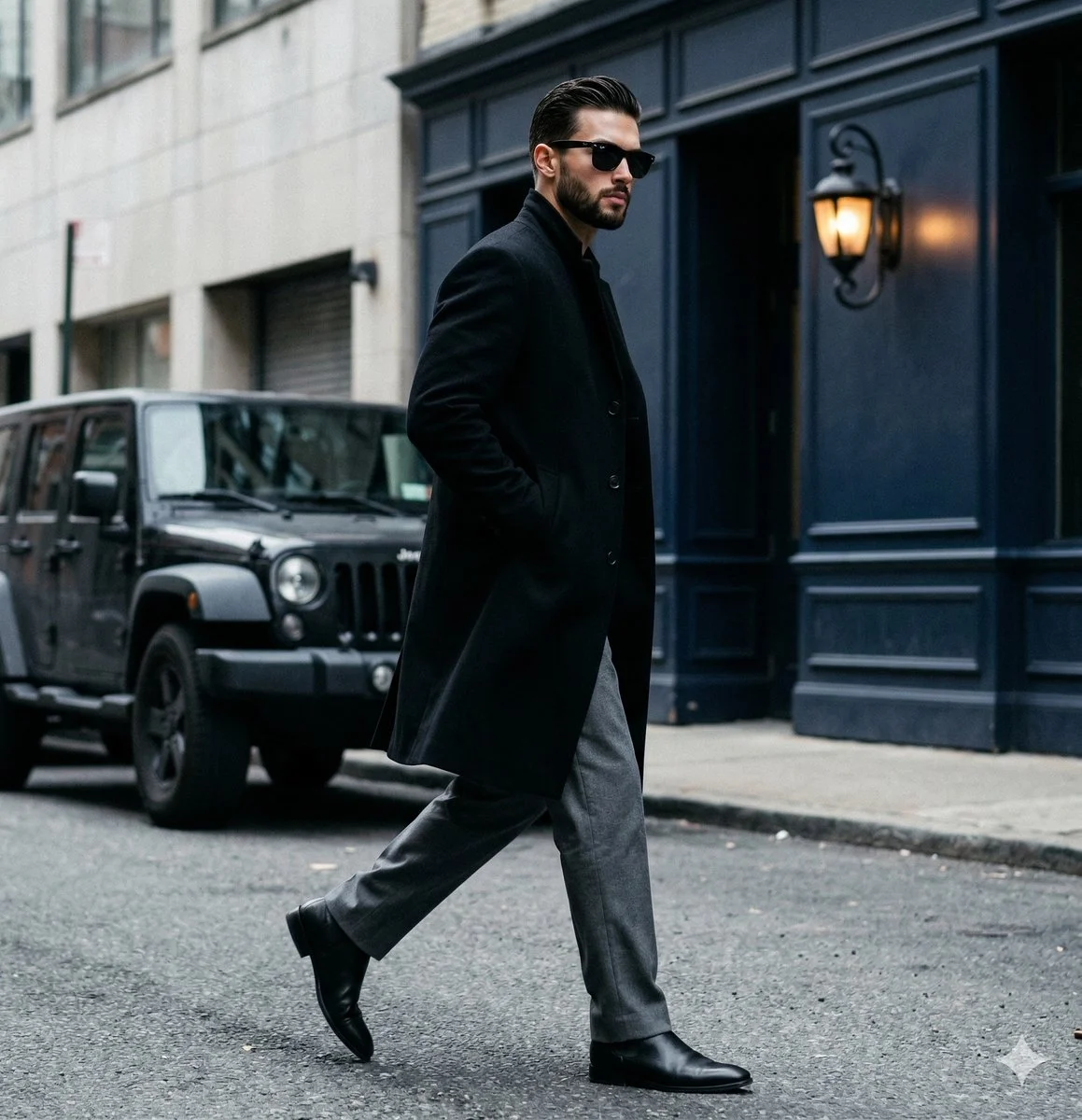 Urban Elegance: Moody Street Style in Monochrome