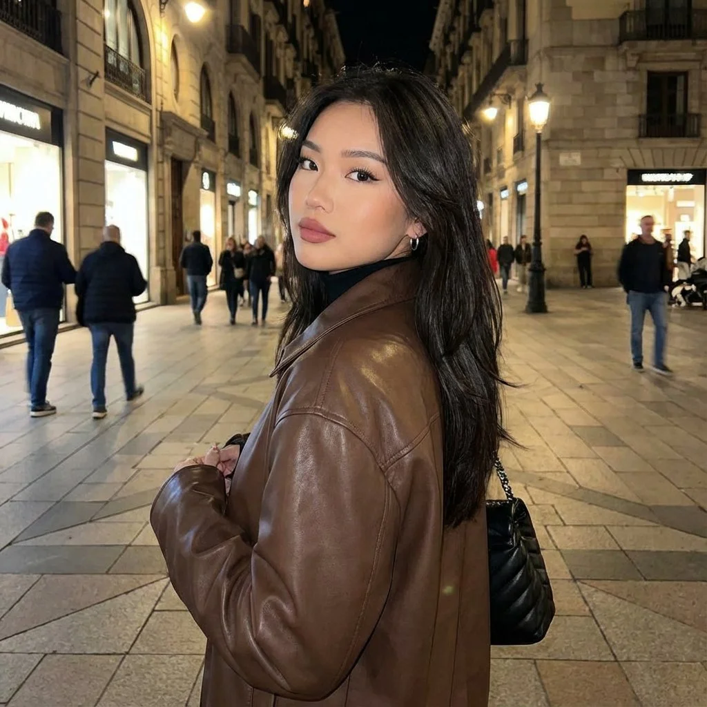 Urban Elegance: Nighttime Confidence