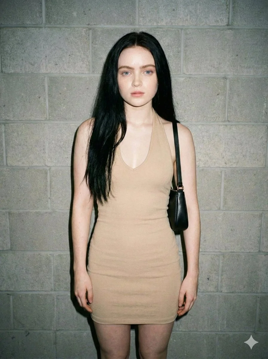 Urban Elegance: Sadie Sink in Flash Photography