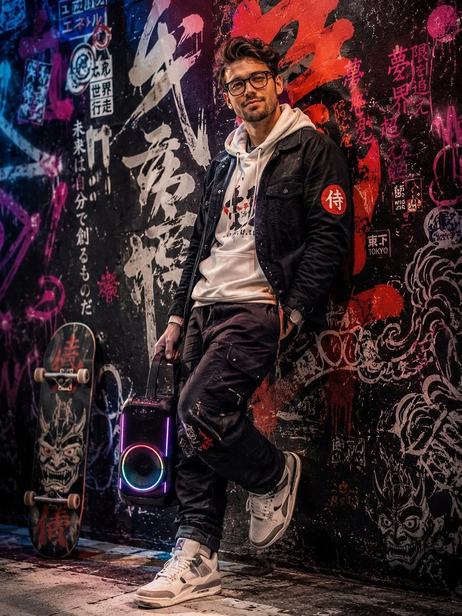 Urban Elegance: The Fusion of Graffiti and Fashion