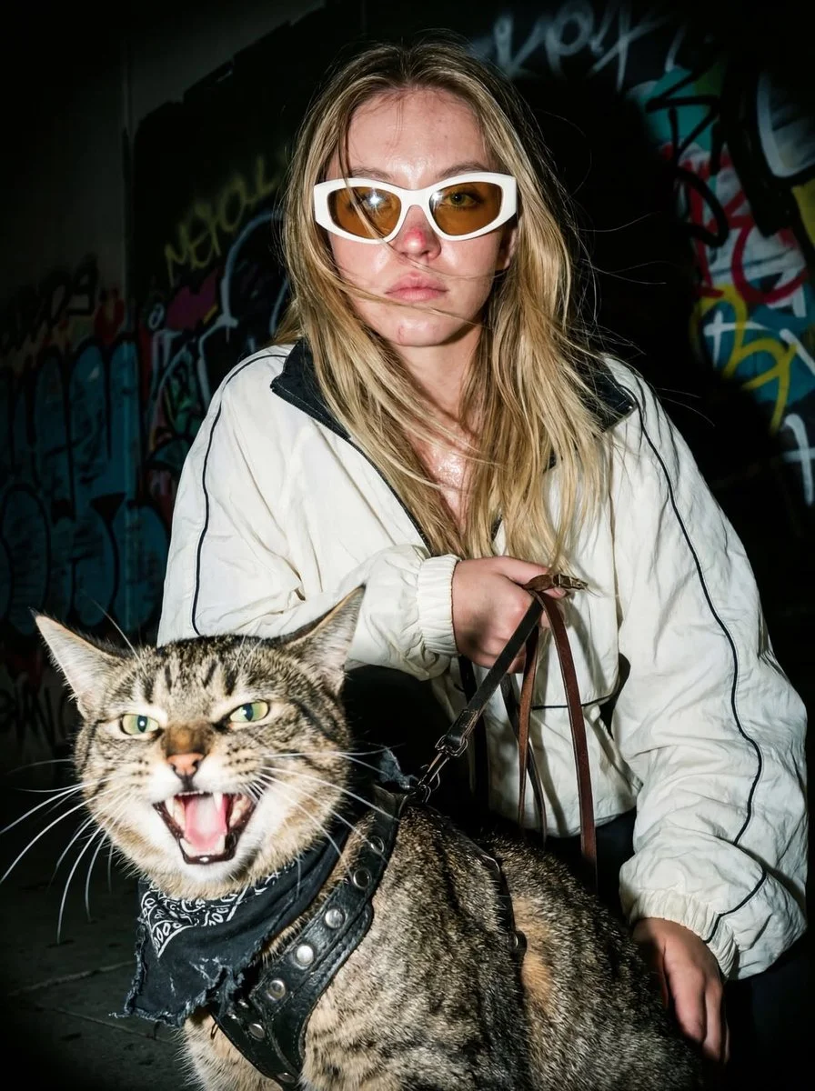 Urban Grit: A Fashionable Standoff