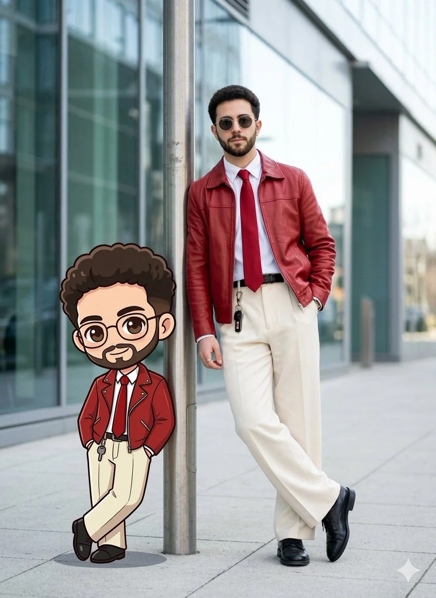 Urban Mirror: Real Meets Cartoon