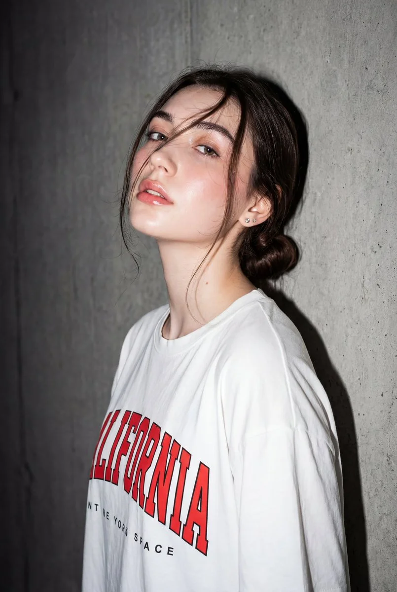 Urban Muse: A Gritty Portrait in Fashion