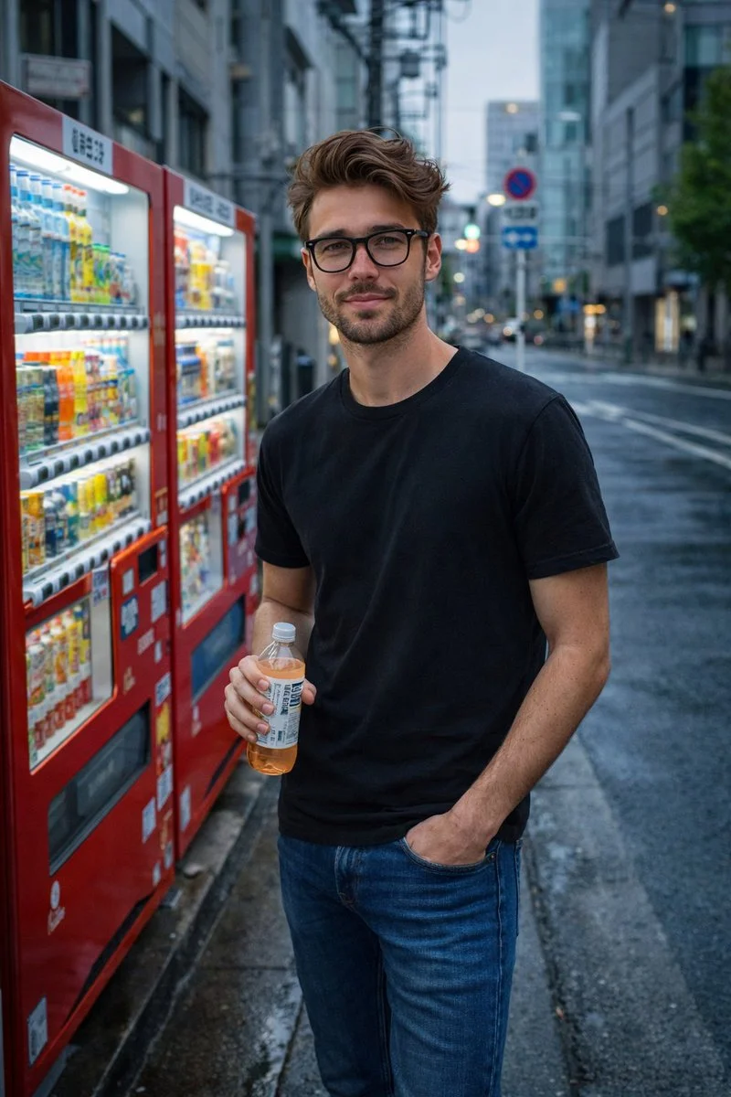 Urban Portrait in Realistic Japanese Setting