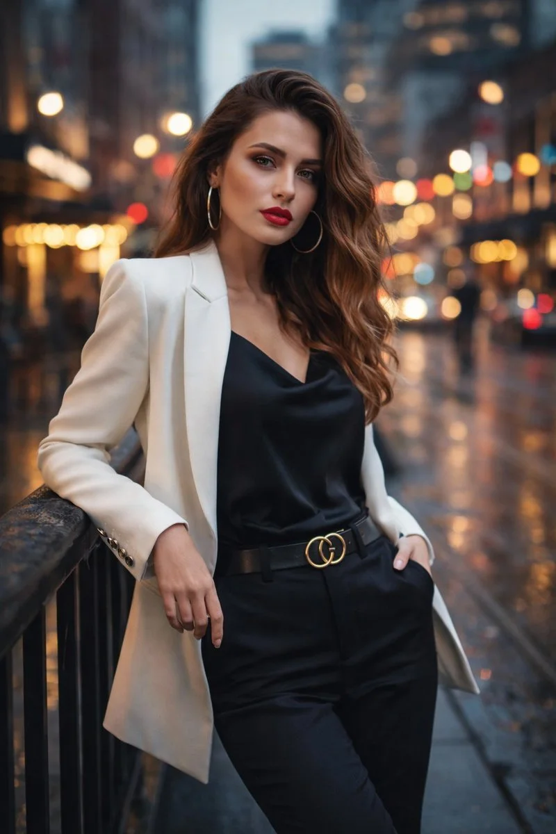 Urban Serenity: A Cozy Portrait