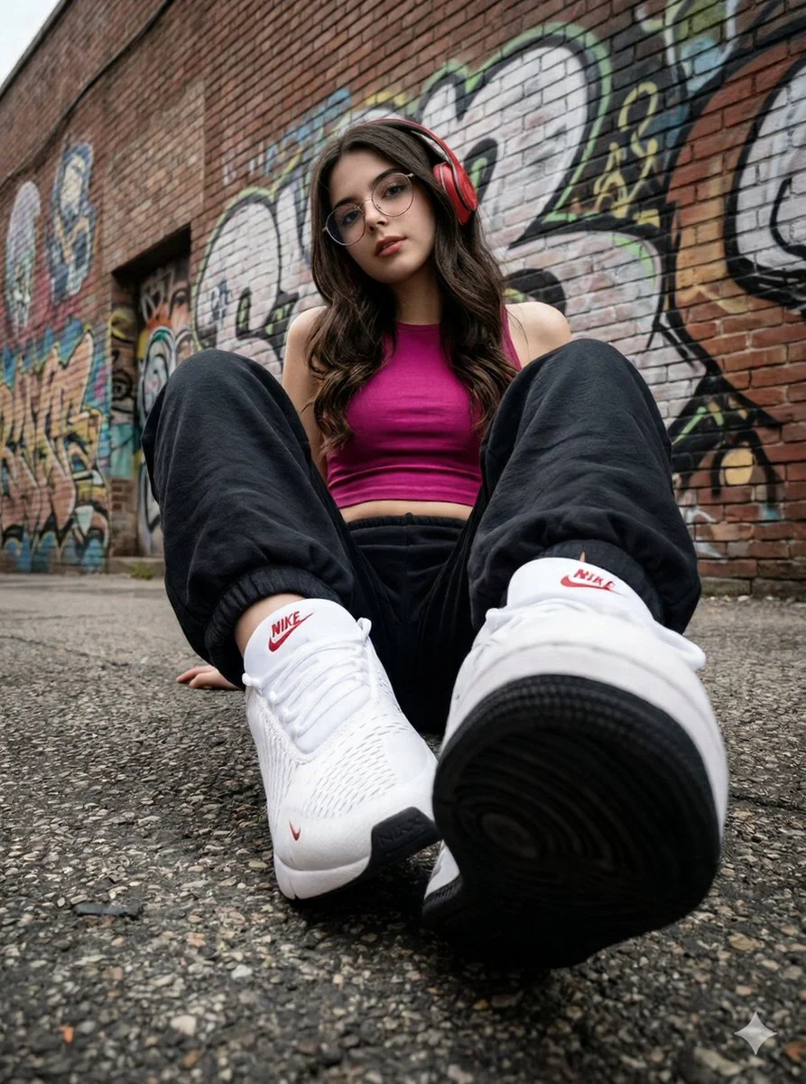 Urban Streetwear Vibe with Hyper-Realistic Detail