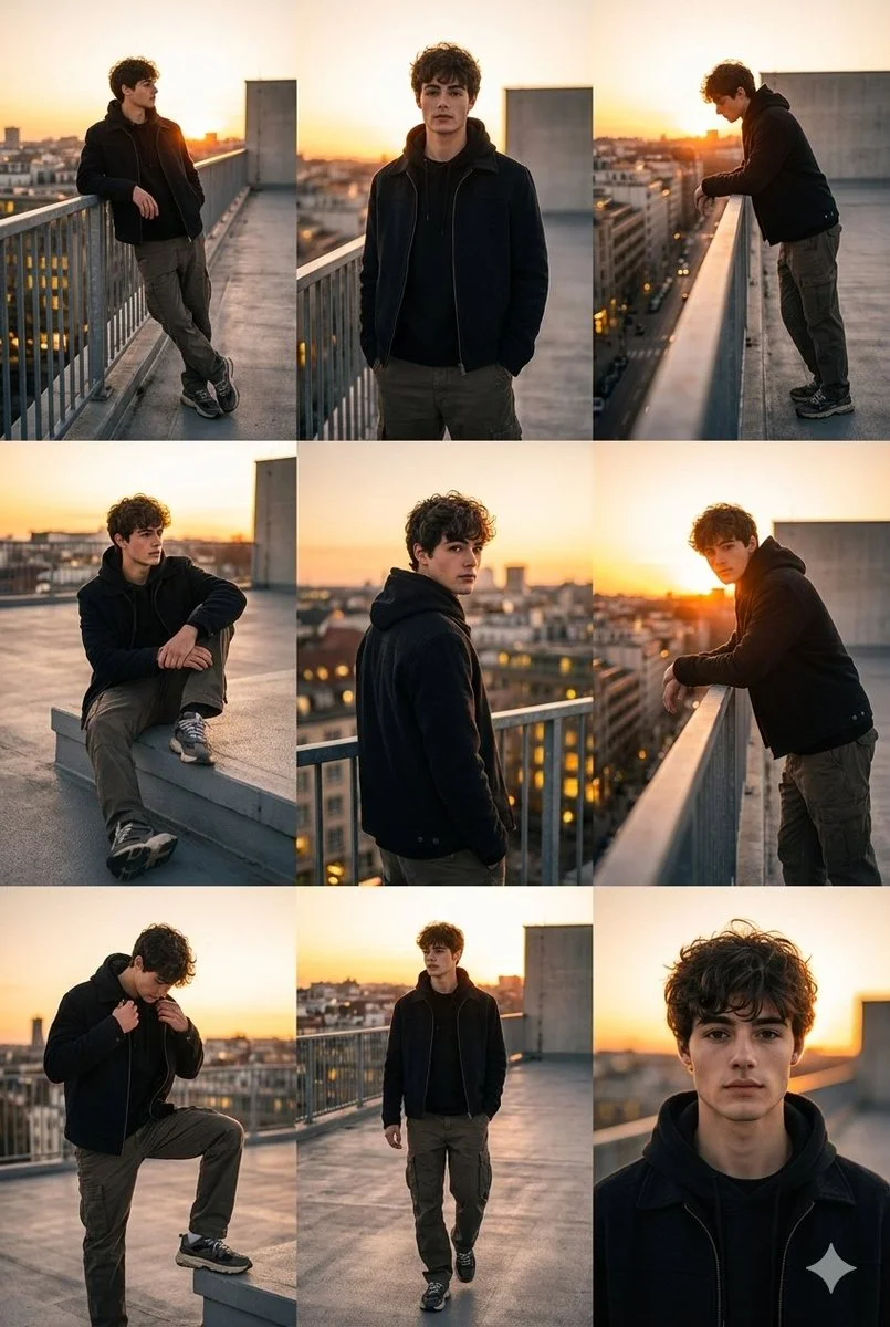 Urban Sunset Vibes: A Fashion Cinematic Journey