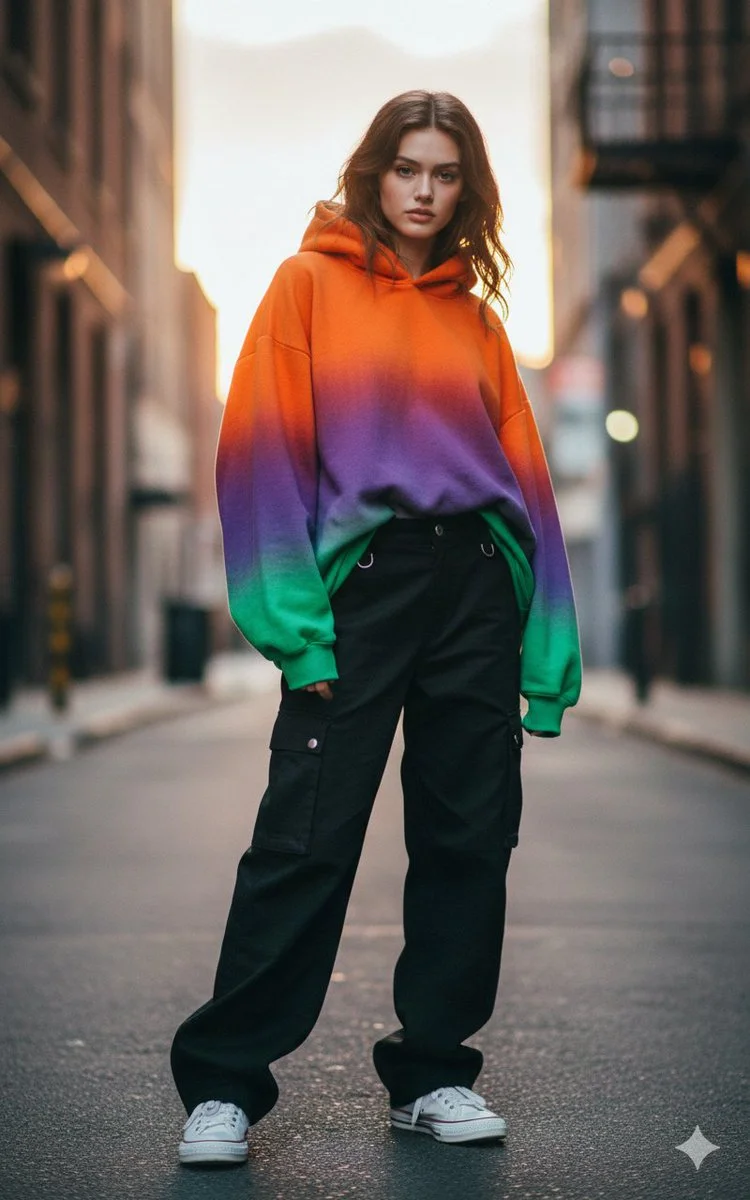 Urban Vibes: A Burst of Color and Style