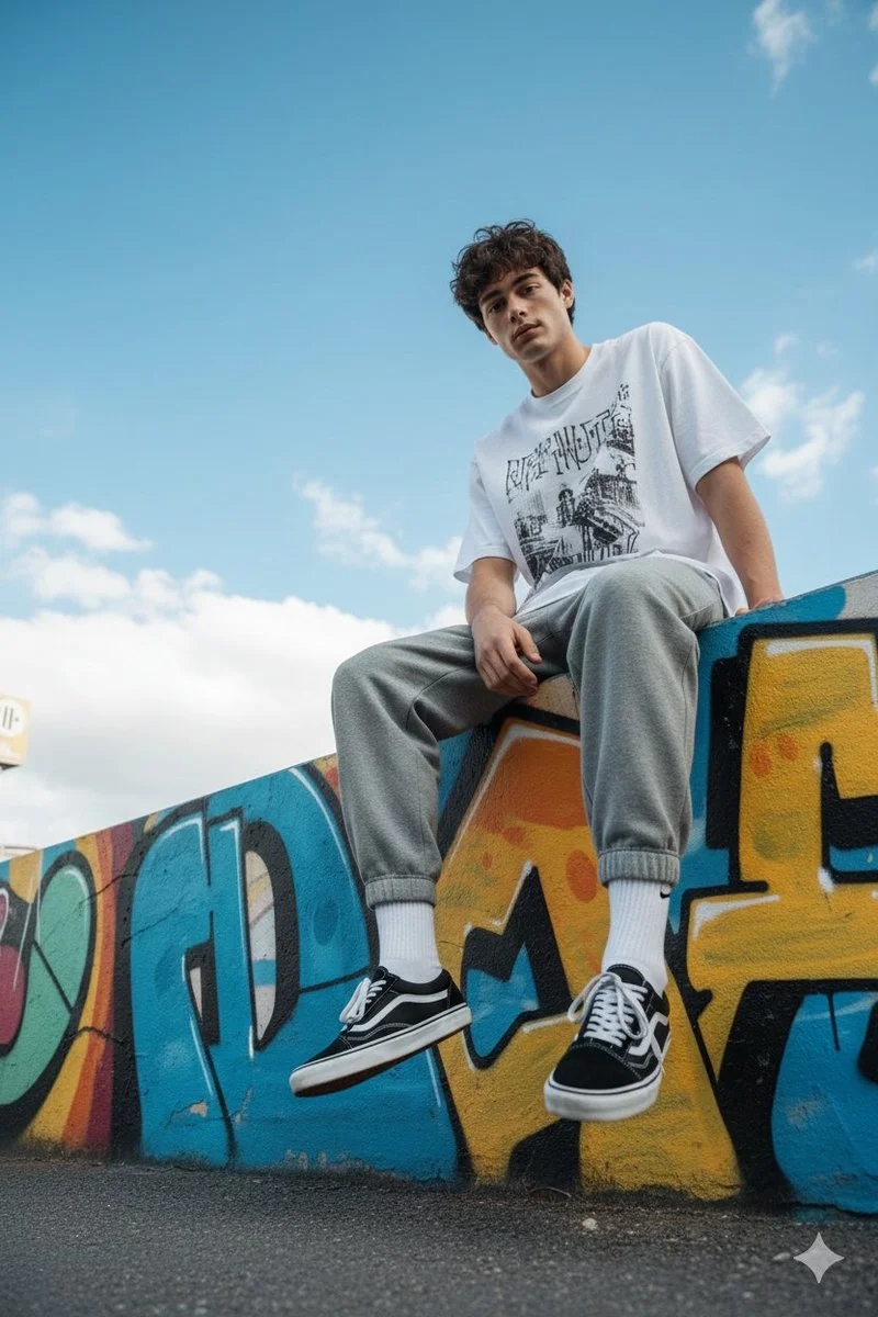 Urban Vibes: A Streetwear Icon on the Edge