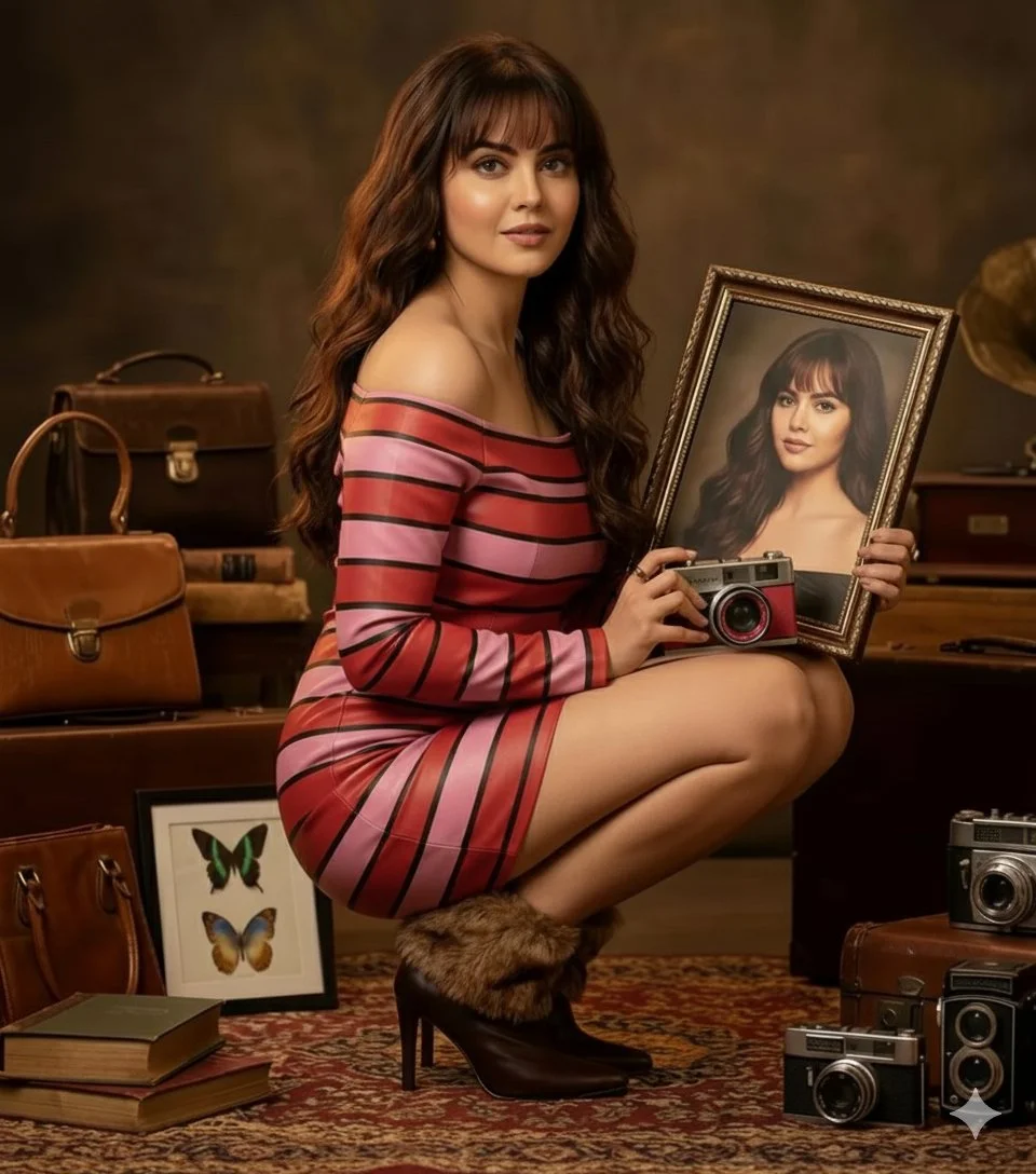 Vintage Elegance: A Photorealistic Portrait