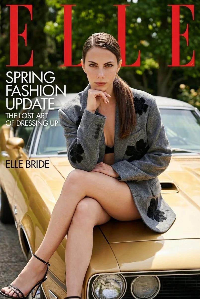 Vintage Glam: A Chic Car and the Allure of Spring