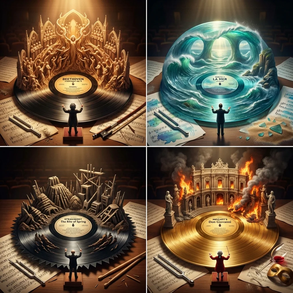 Vinyl Groove Cathedral: Sculpting Sound into Architectural Landscapes