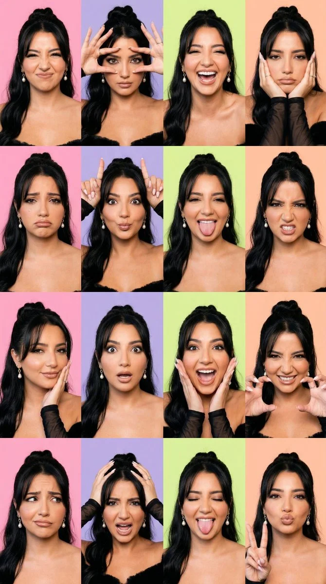 Viral Gen Z Expression Grid: A Spectrum of Real Emotions