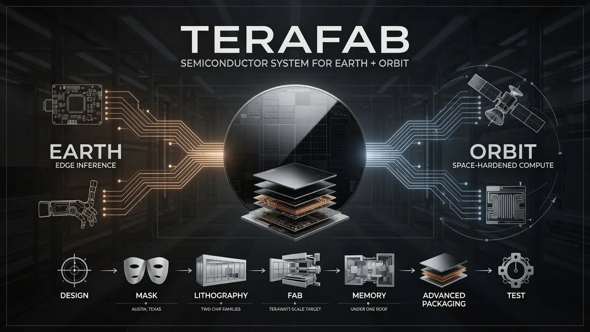 Visualizing TERAFAB’s Semiconductor Innovation Through Technical Artistry
