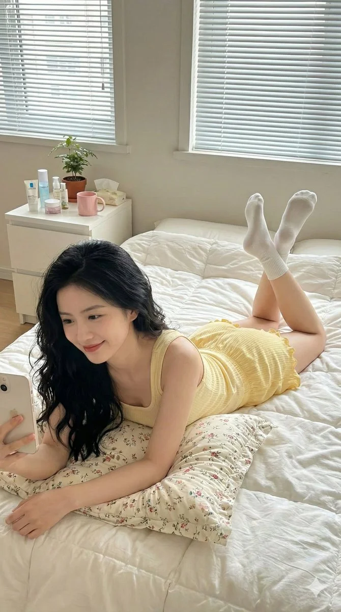 Weekend Vibes: Cozy Bed Selfie Showdown