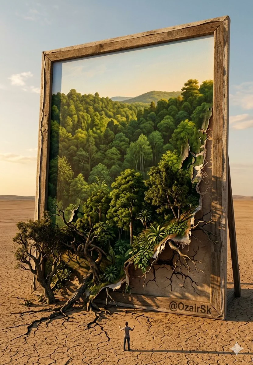 When Art Breaks Free: The Painting That Defies Its Frame