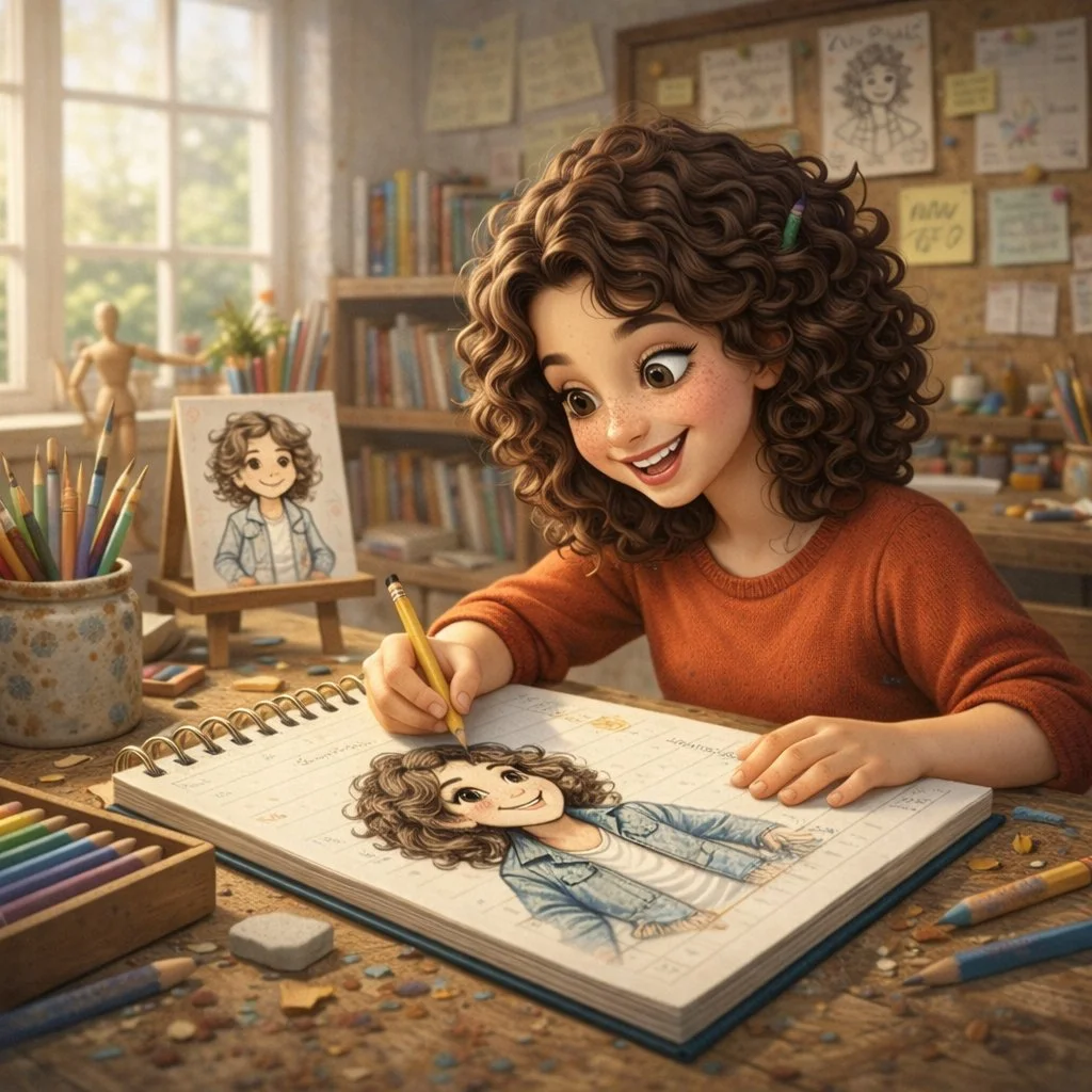 Whimsical Art Studio Vibes