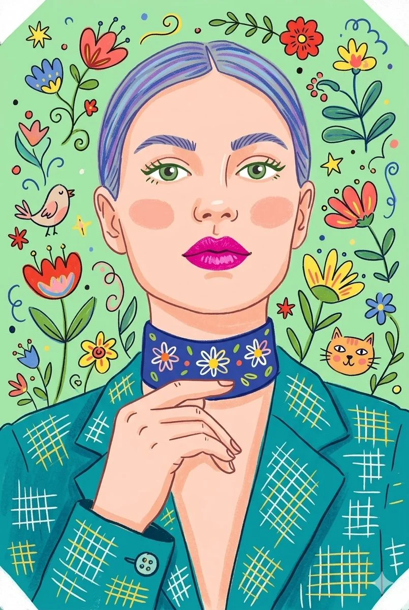 Whimsical Artistry: A Folk Tale in Color