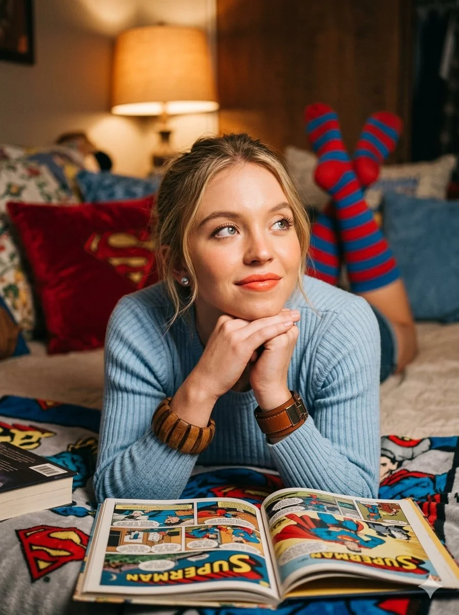 Whimsical Batman Vibes with Sabrina Carpenter