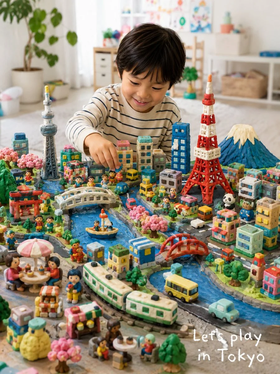 Whimsical Clay Cities: A Child's Imagination Unleashed