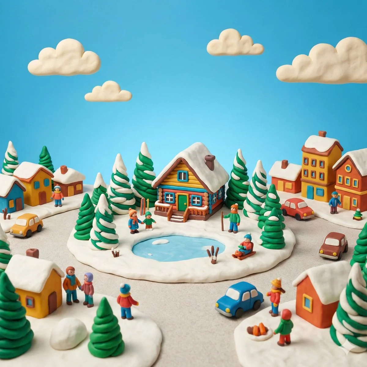 Whimsical Clayscape: Kashmir in Miniature