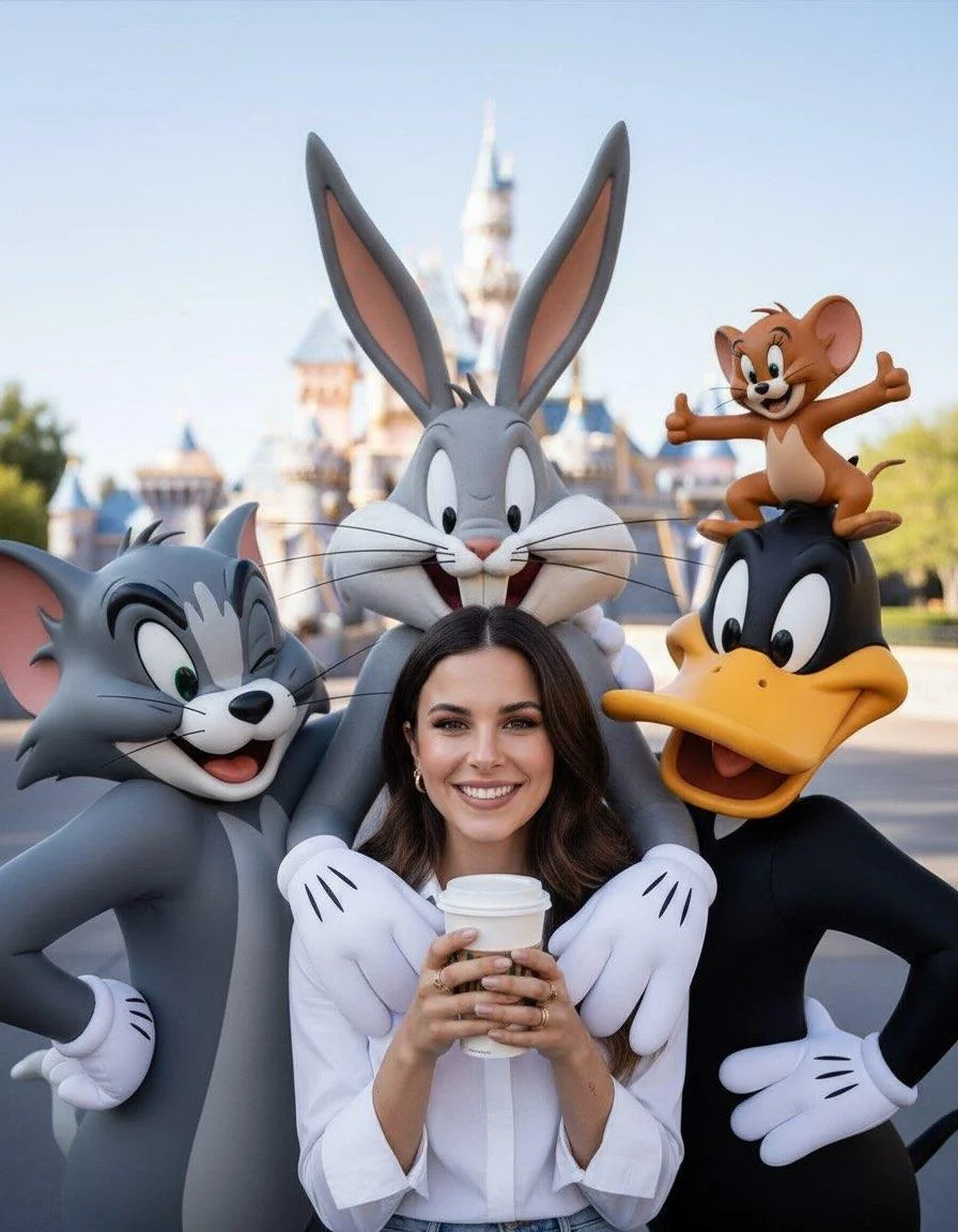 Whimsical Day at the Theme Park