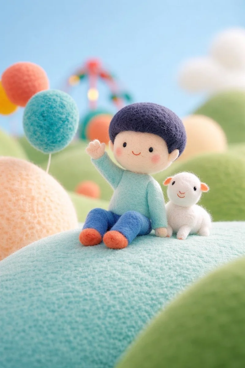 Whimsical Felt Adventures: A Miniature World Awaits