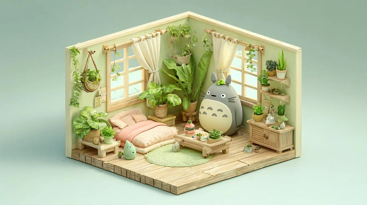 Whimsical Kawaii Bedroom Paradise