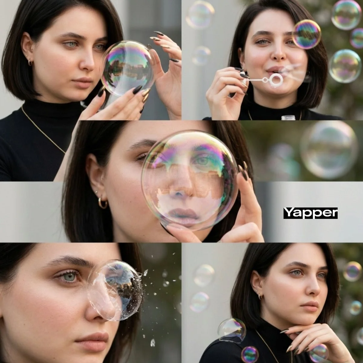 Whimsical Moments with Soap Bubbles