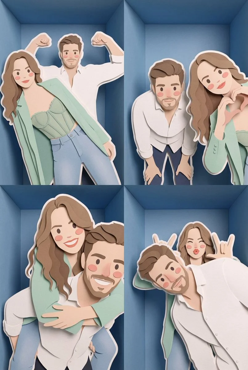 Whimsical Paper-Cut Diorama of Nano Banana Pro