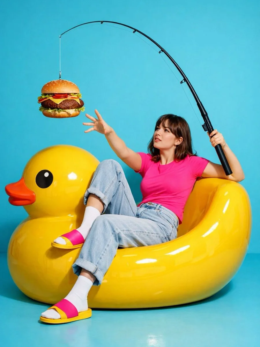 Whimsical Playfulness in Pop-Art Fashion