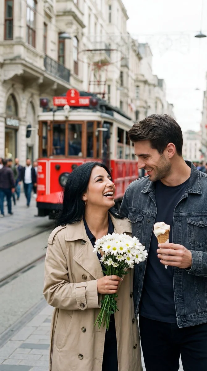 Whimsical Romance on Istiklal Avenue